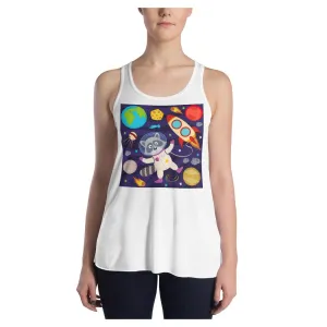 Space Raccoon Racerback Tank