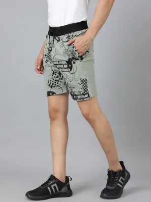 Sport Sun Pista Printed Men NS Lycra Shorts