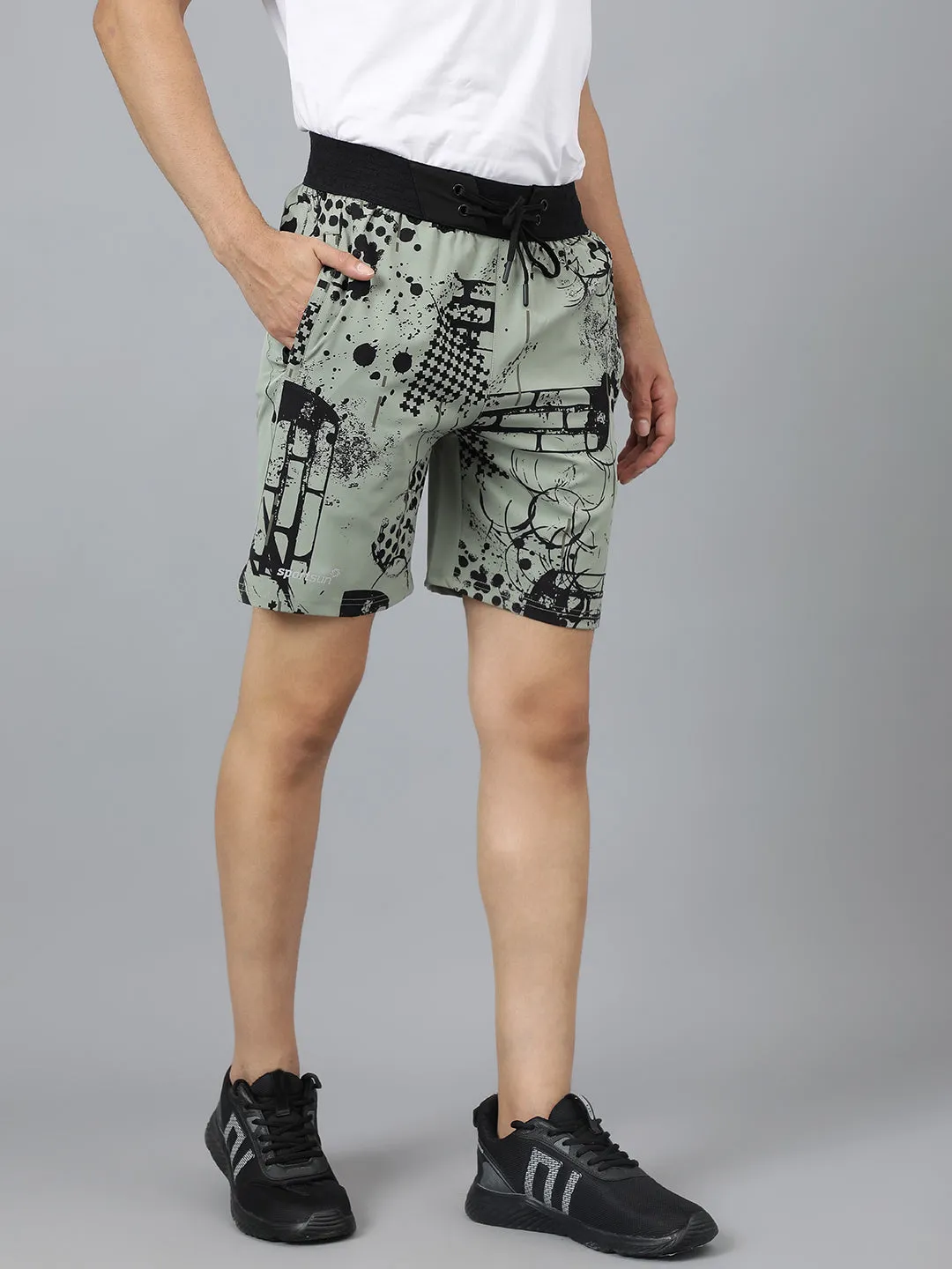 Sport Sun Pista Printed Men NS Lycra Shorts