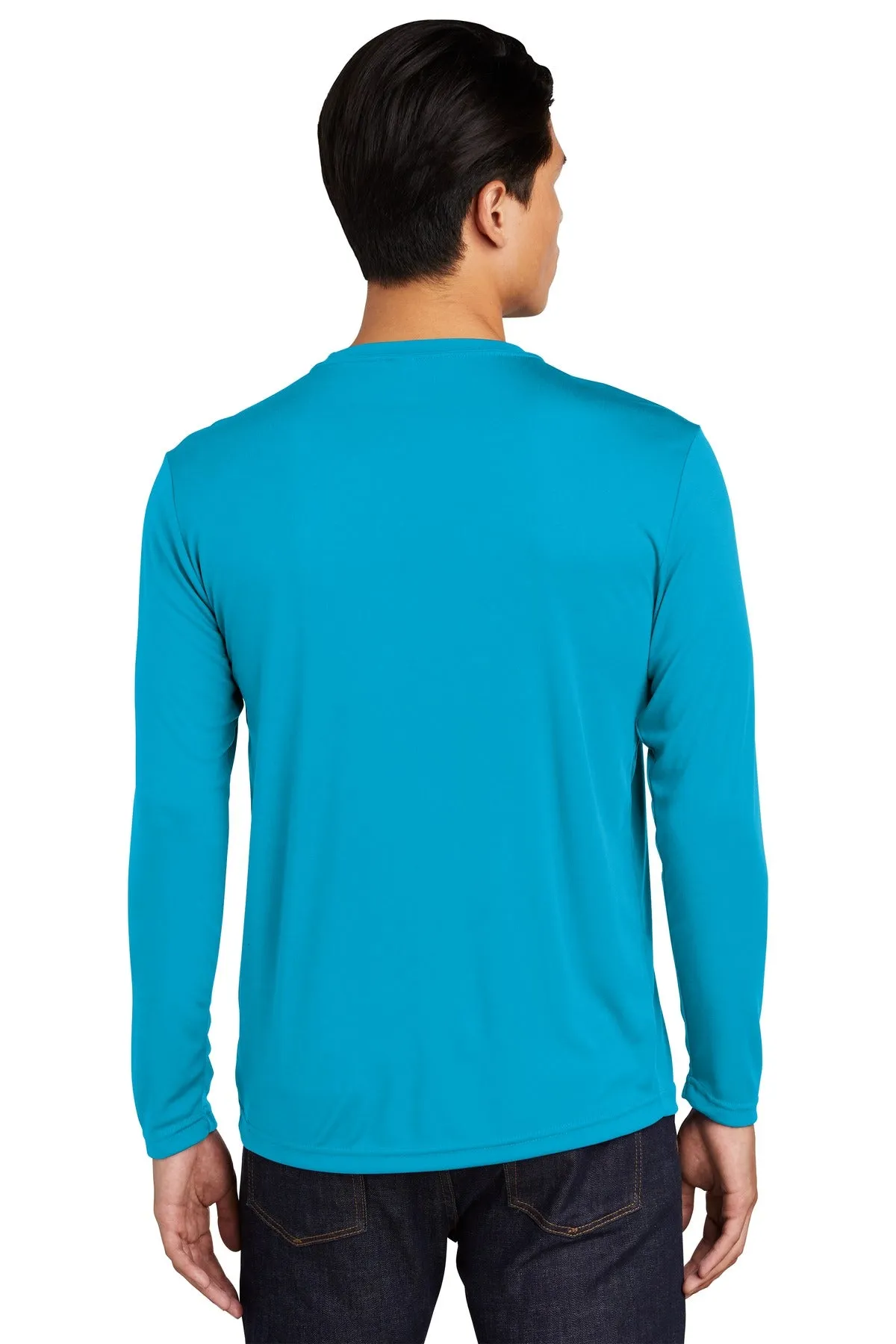 Sport-Tek Long Sleeve PosiCharge Competitor Tee. ST350LS Atomic Blue