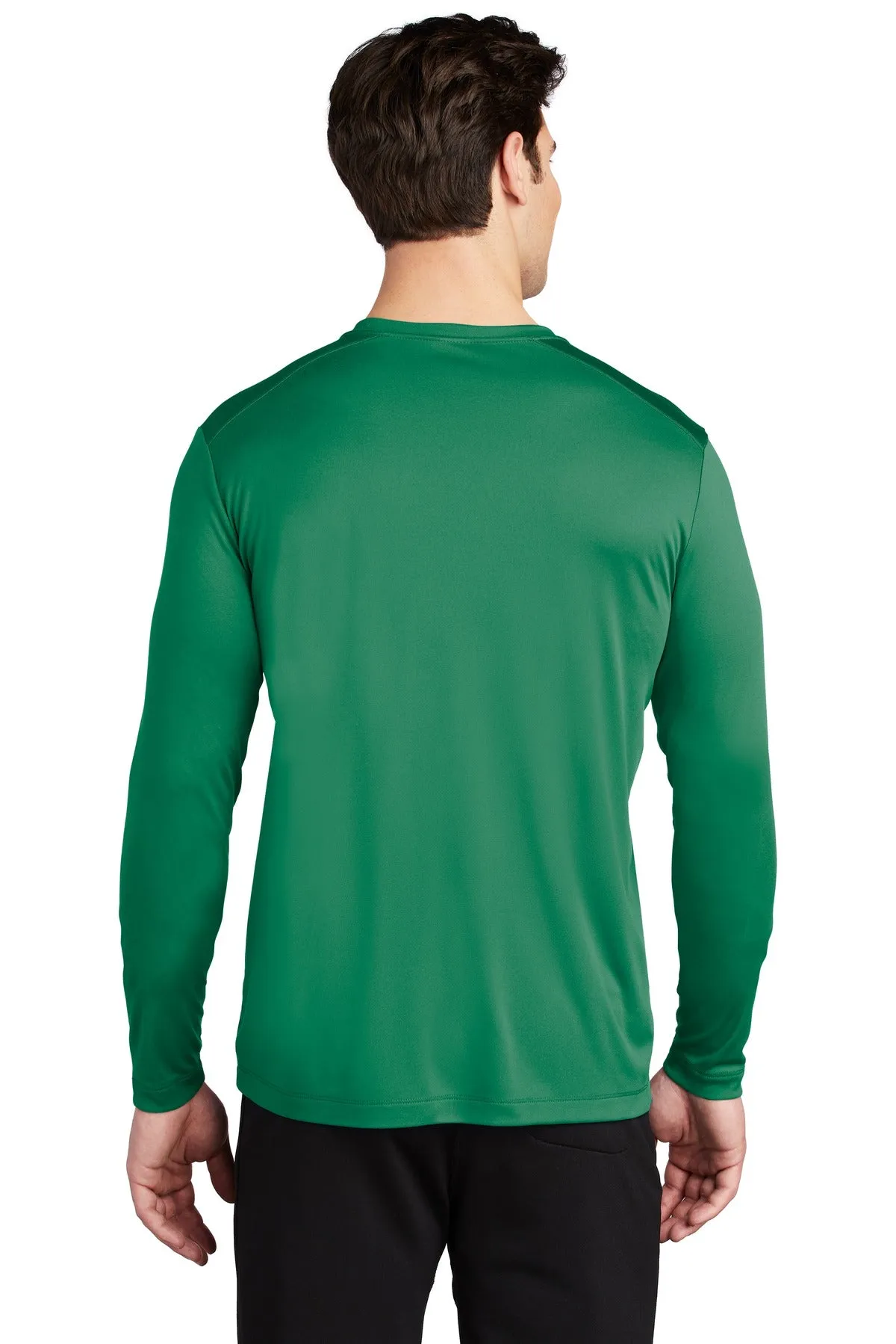 Sport-Tek  Posi-UV Pro Long Sleeve Tee. ST420LS Kelly Green
