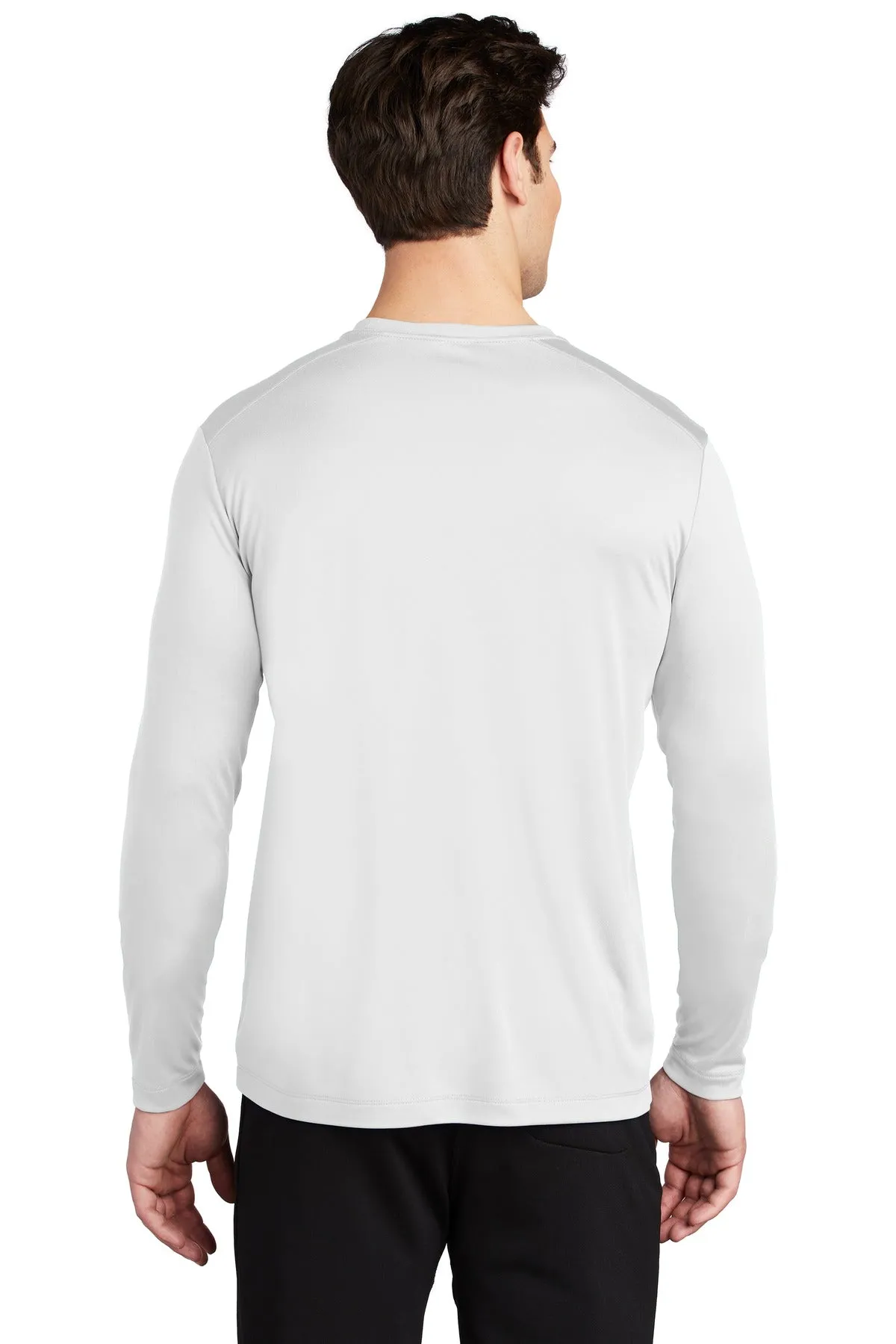 Sport-Tek  Posi-UV Pro Long Sleeve Tee. ST420LS White