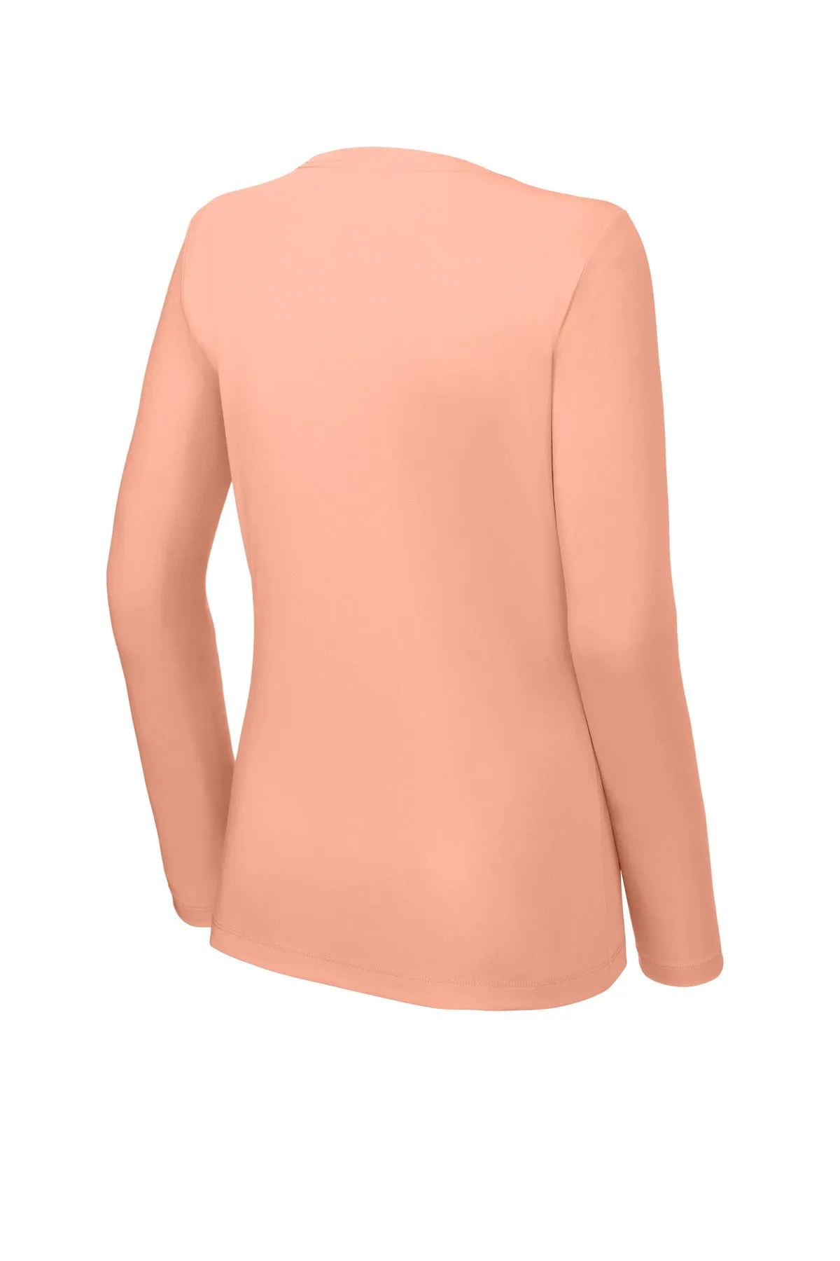 Sport-Tek Women's Posi-UV Pro Long Sleeve LST420LS Soft Coral