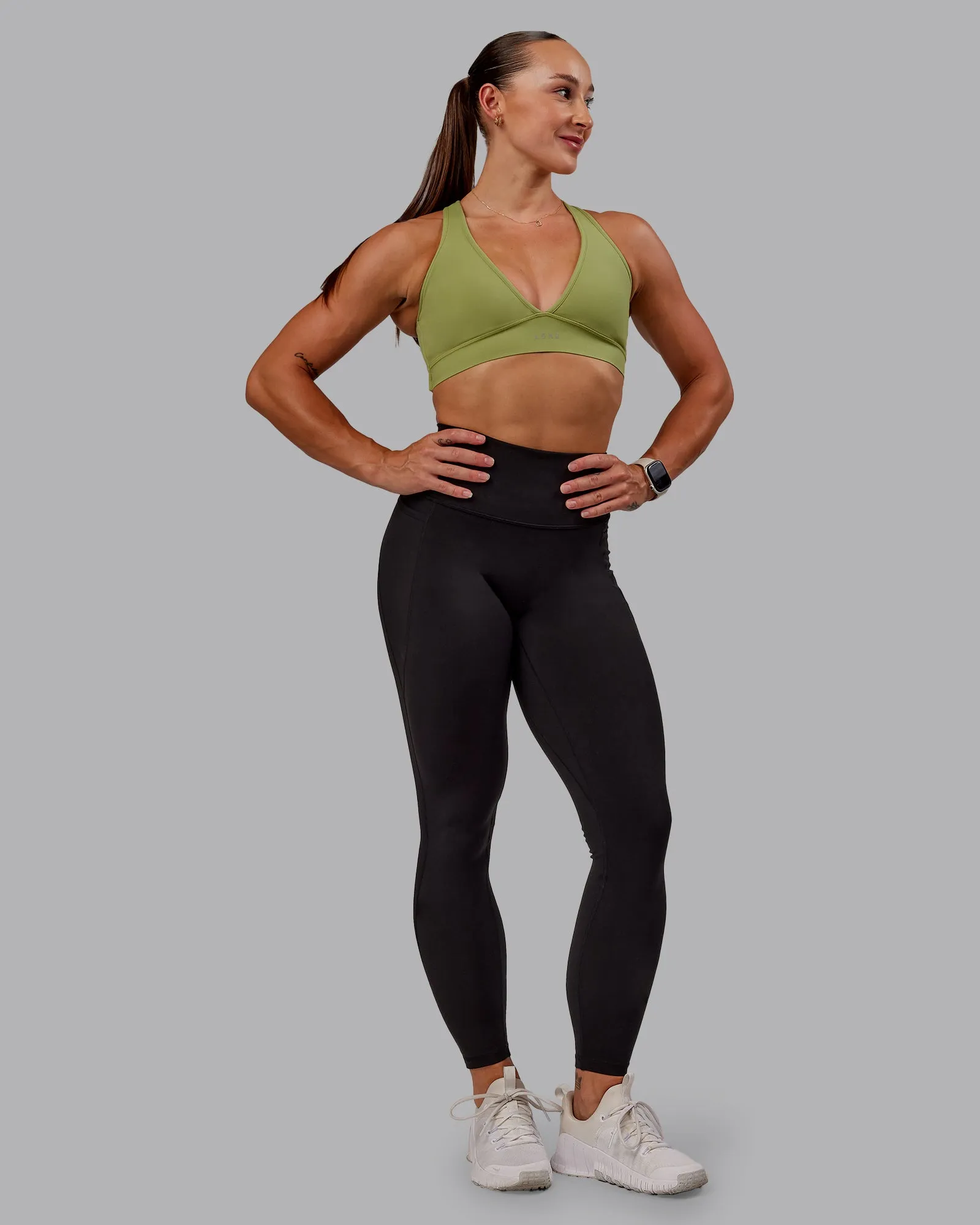 Stamina Sports Bra - Moss Stone