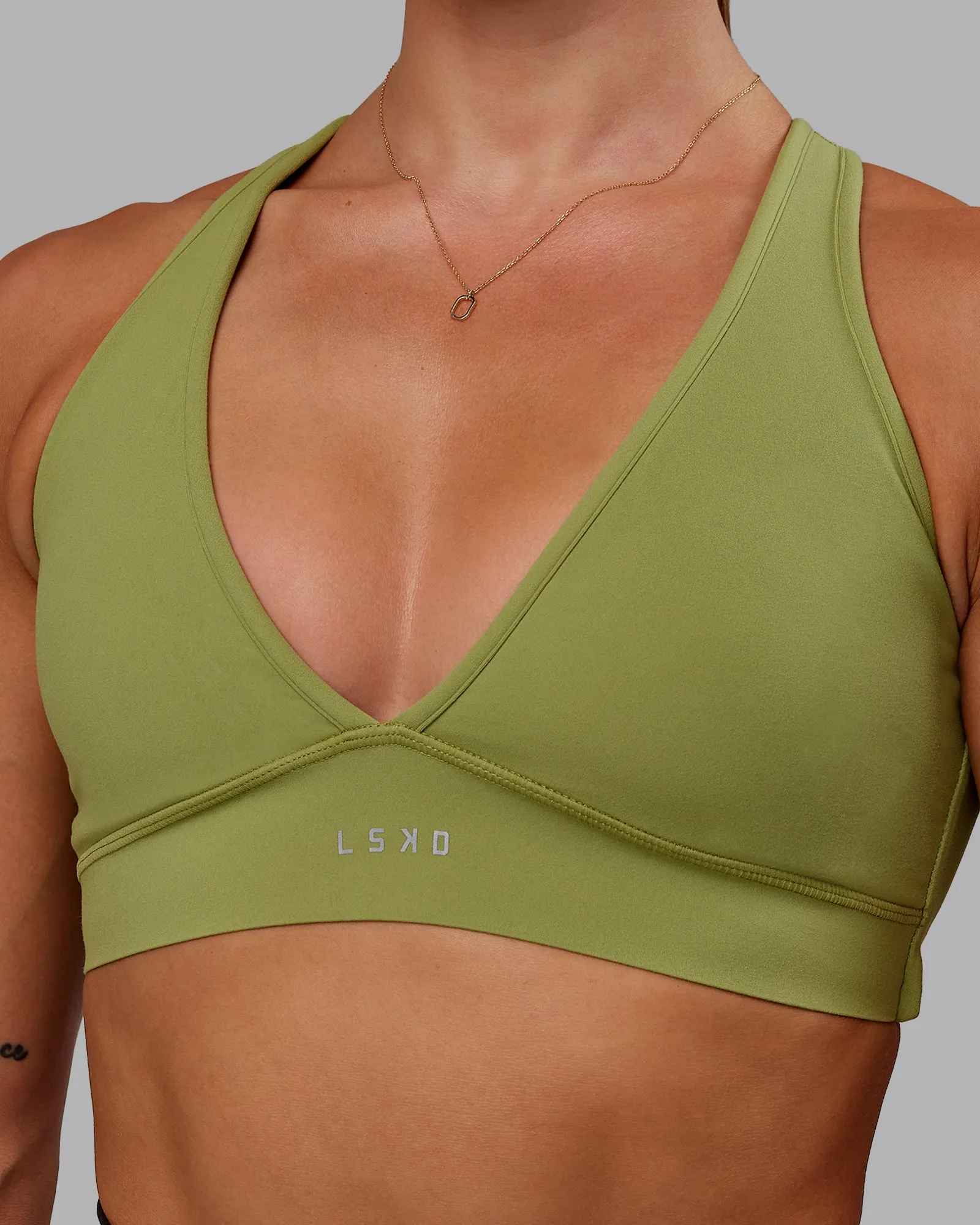 Stamina Sports Bra - Moss Stone