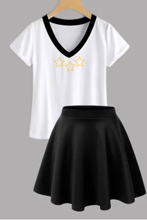 Starlight White and Black Combo