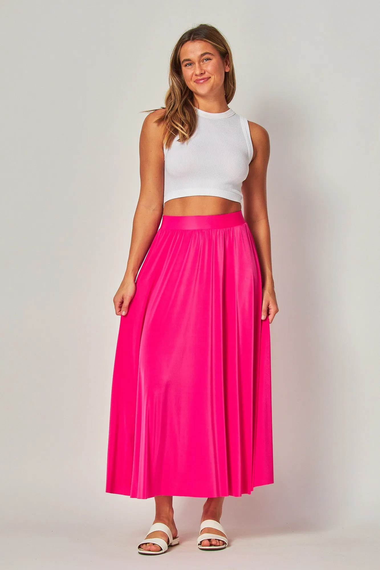 Stretchy Soft Maxi Skirt | 3 Colors