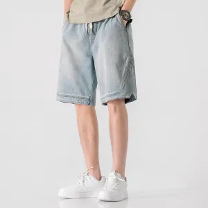 Summer Thin Cropped Denim Shorts