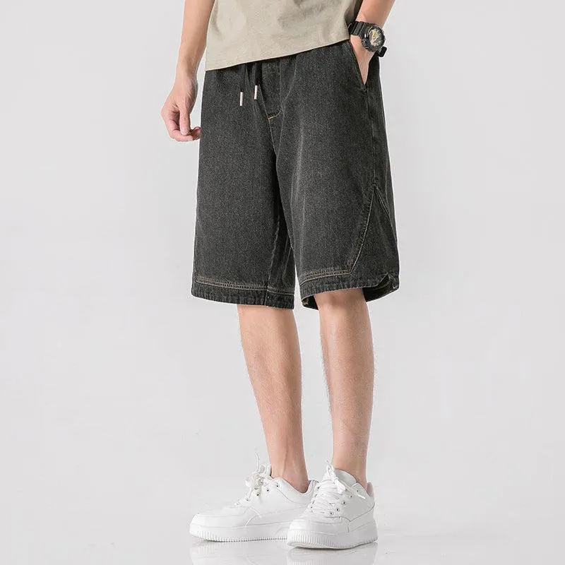 Summer Thin Cropped Denim Shorts