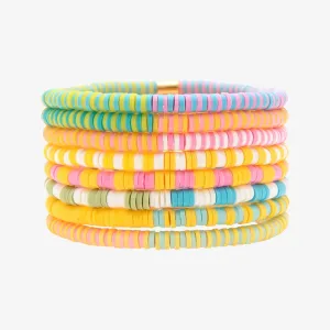 Sunset Beach Stretch Bracelet Set of 8