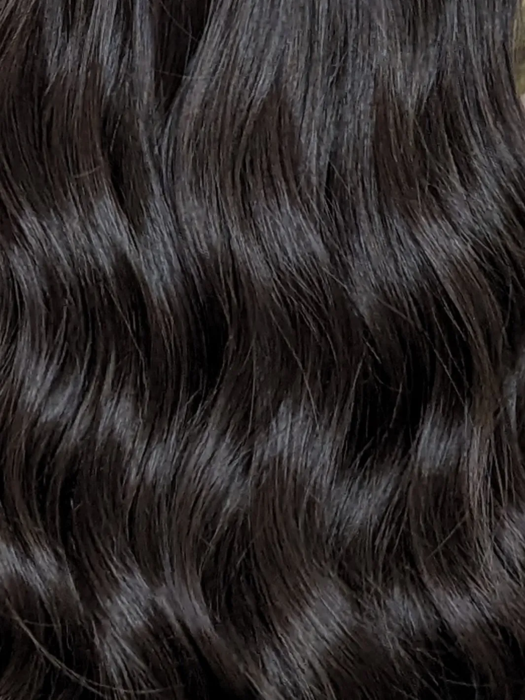Synthetic Headband Wig | Dark Brown | Hand-Tied