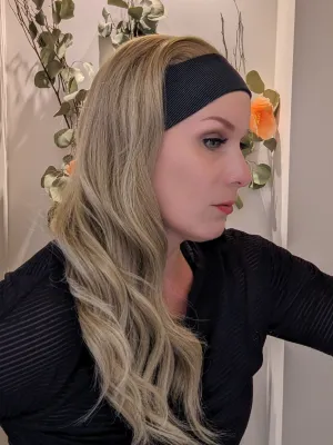 Synthetic Headband Wig | Natural Blonde | Hand-Tied