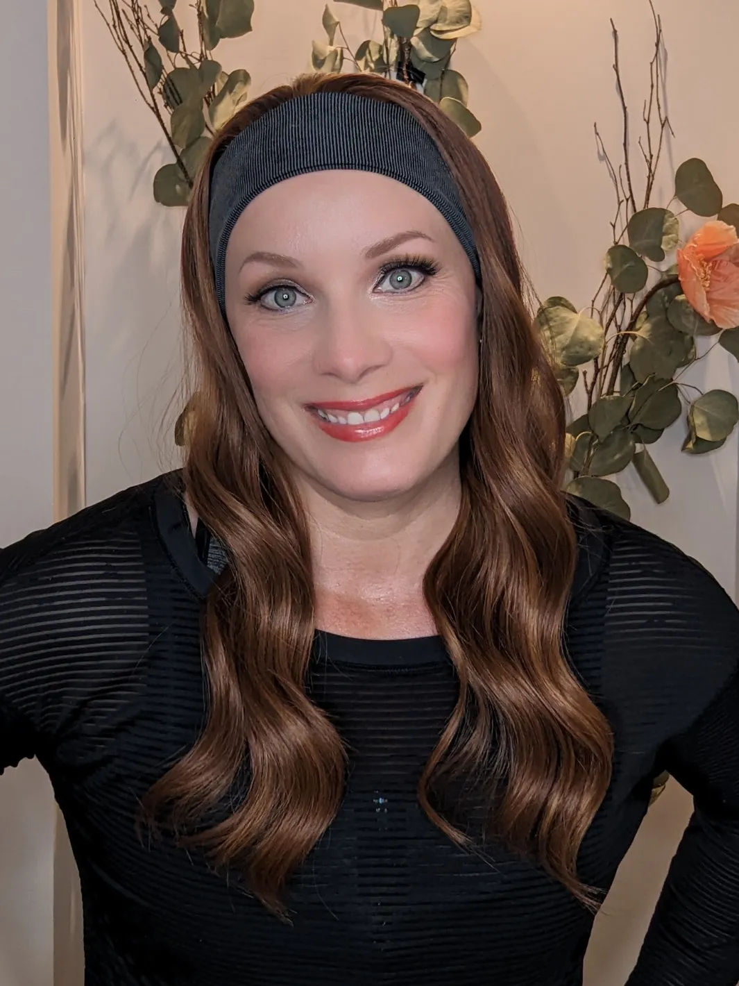 Synthetic Headband Wig | Natural Red | Hand-Tied
