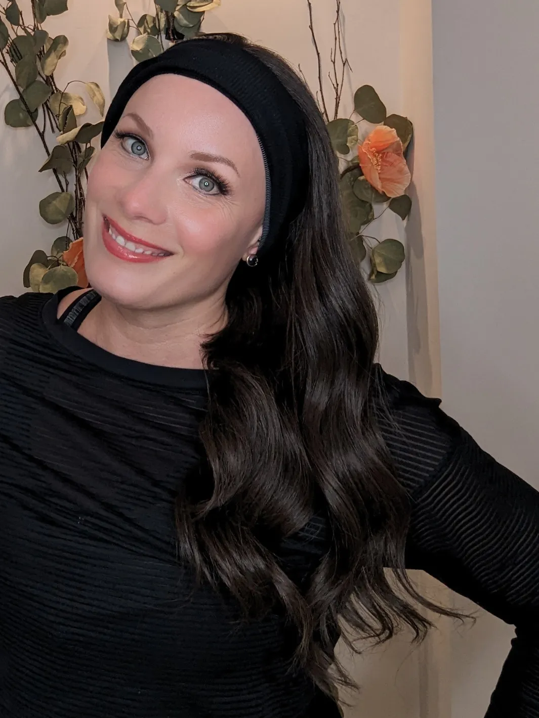 Synthetic Workout Wig | Dark Brown | Hand-Tied