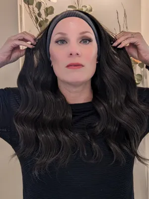 Synthetic Workout Wig | Dark Brown | Hand-Tied