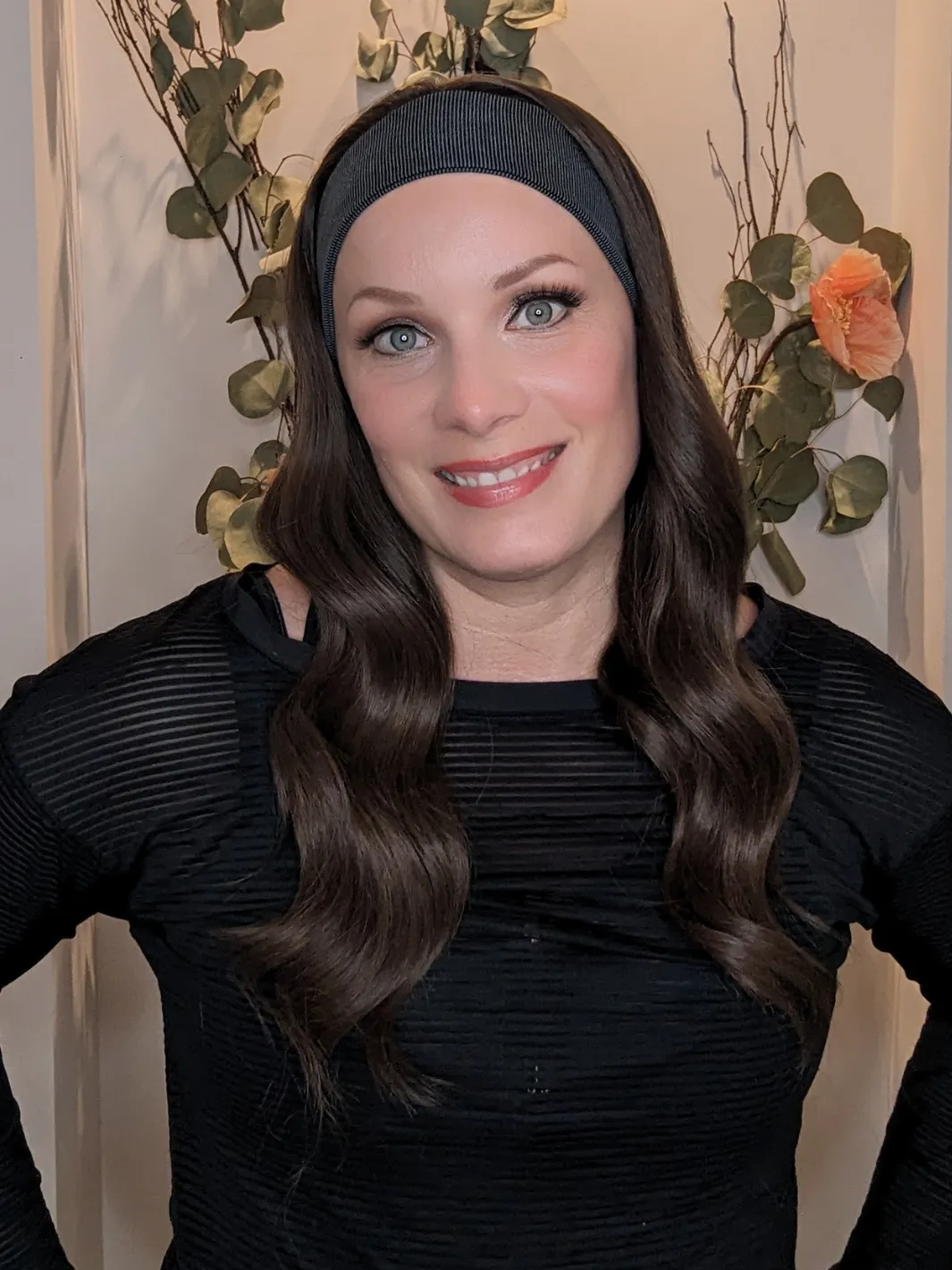 Synthetic Workout Wig | Medium Brown | Hand-Tied