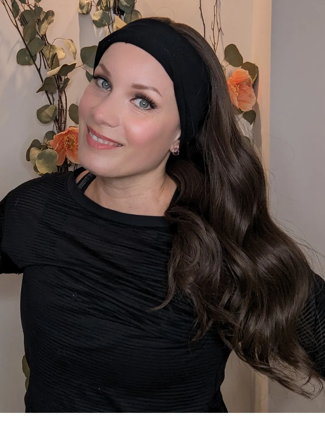Synthetic Workout Wig | Medium Brown | Hand-Tied
