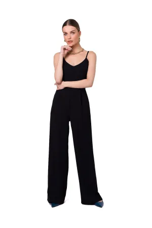 Tailored Strappy Jumpsuit Elegance