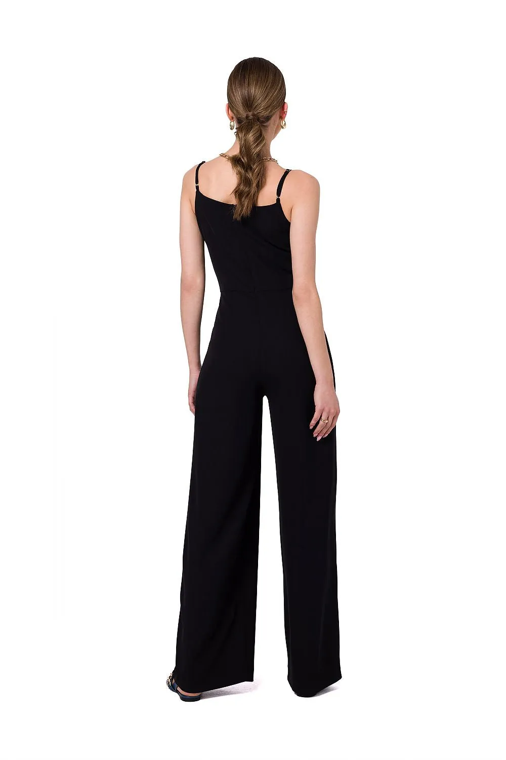 Tailored Strappy Jumpsuit Elegance