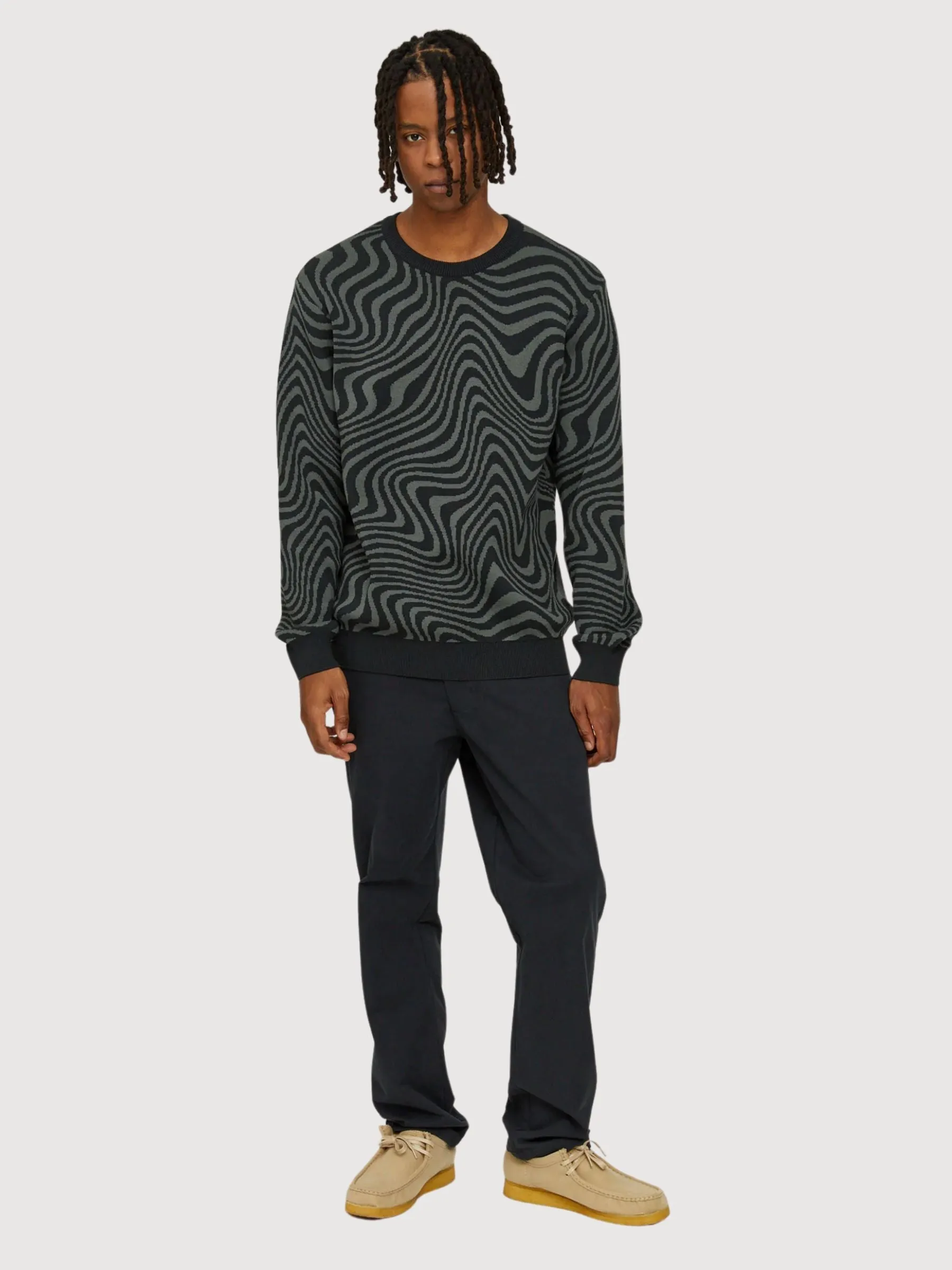 Tardun Men Jumper Black/Bottle | Mazine