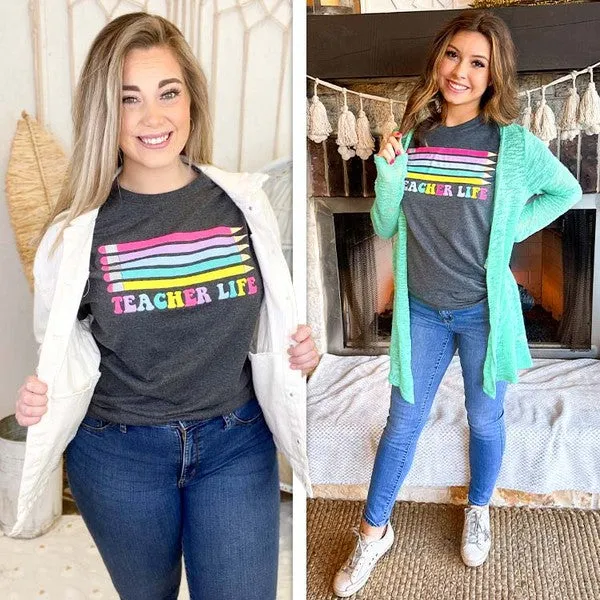 Teacher Life Pencil T-Shirt