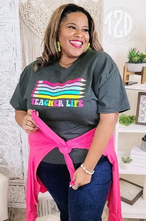 Teacher Life Pencil T-Shirt