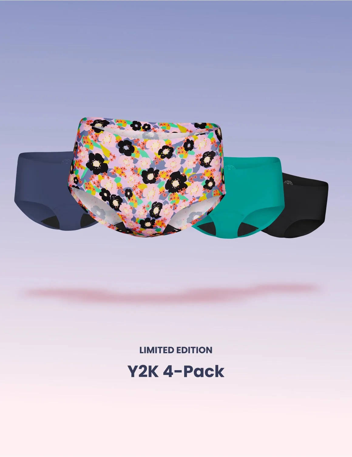 Teen Light Leakproof No-Show 4-Pack - Boyshort