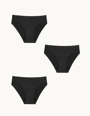 Teen Light Leakproof No-Show Bikini 3-Pack - Kit