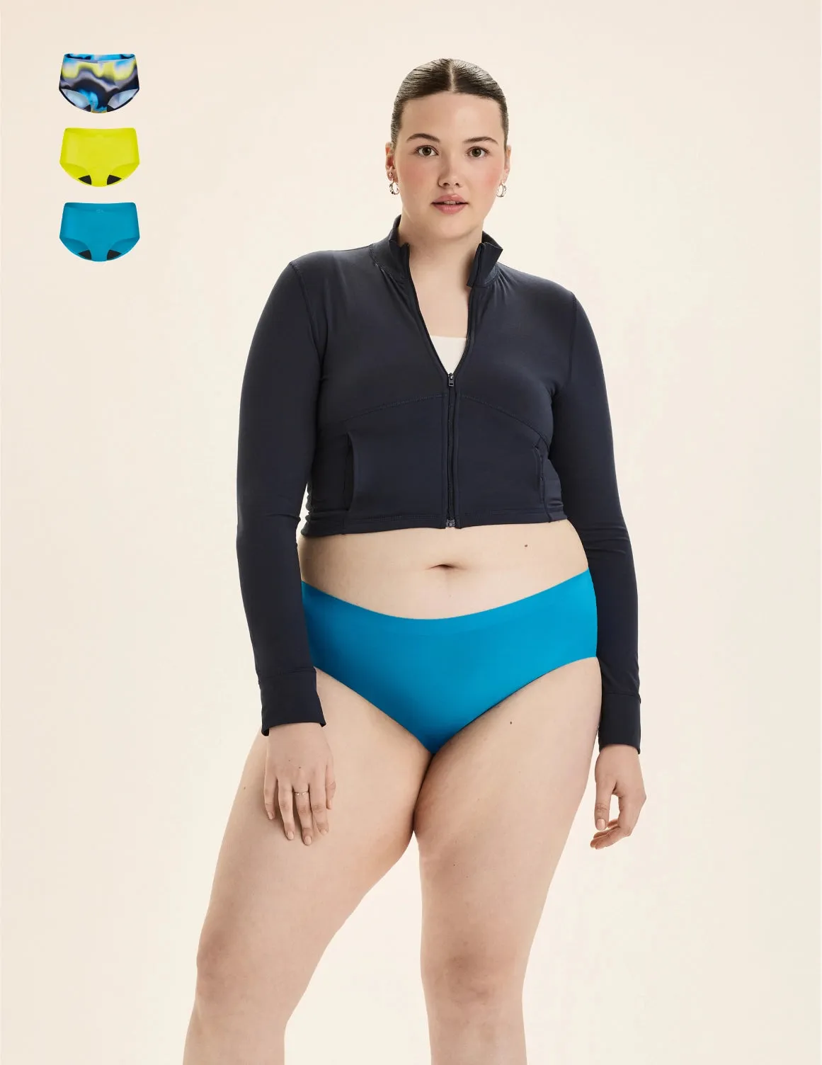 Teen Light Leakproof No-Show Boyshort 3-Pack - Kit