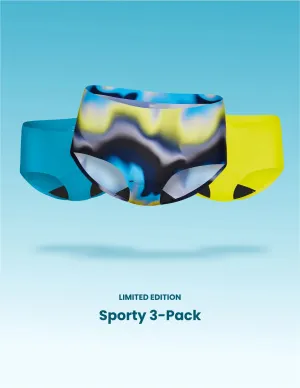 Teen Light Leakproof No-Show Boyshort 3-Pack