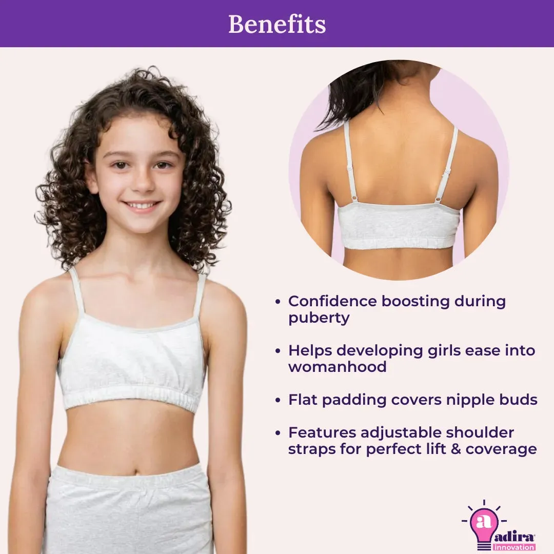 Teen Starter Bras | Flat Padded | Prevents Show Of Nipple Buds