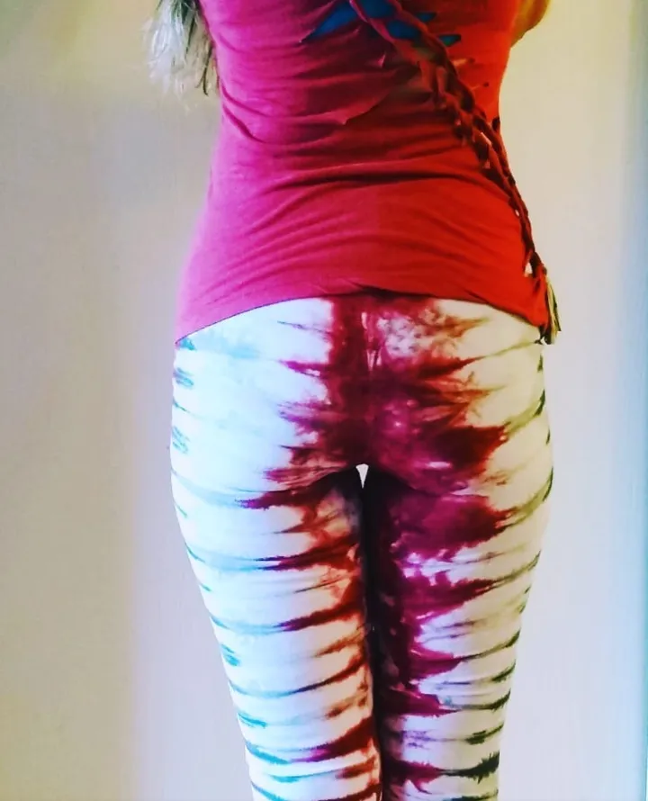 Tie Dye Custom Cut Leggings