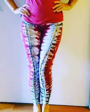 Tie Dye Custom Cut Leggings