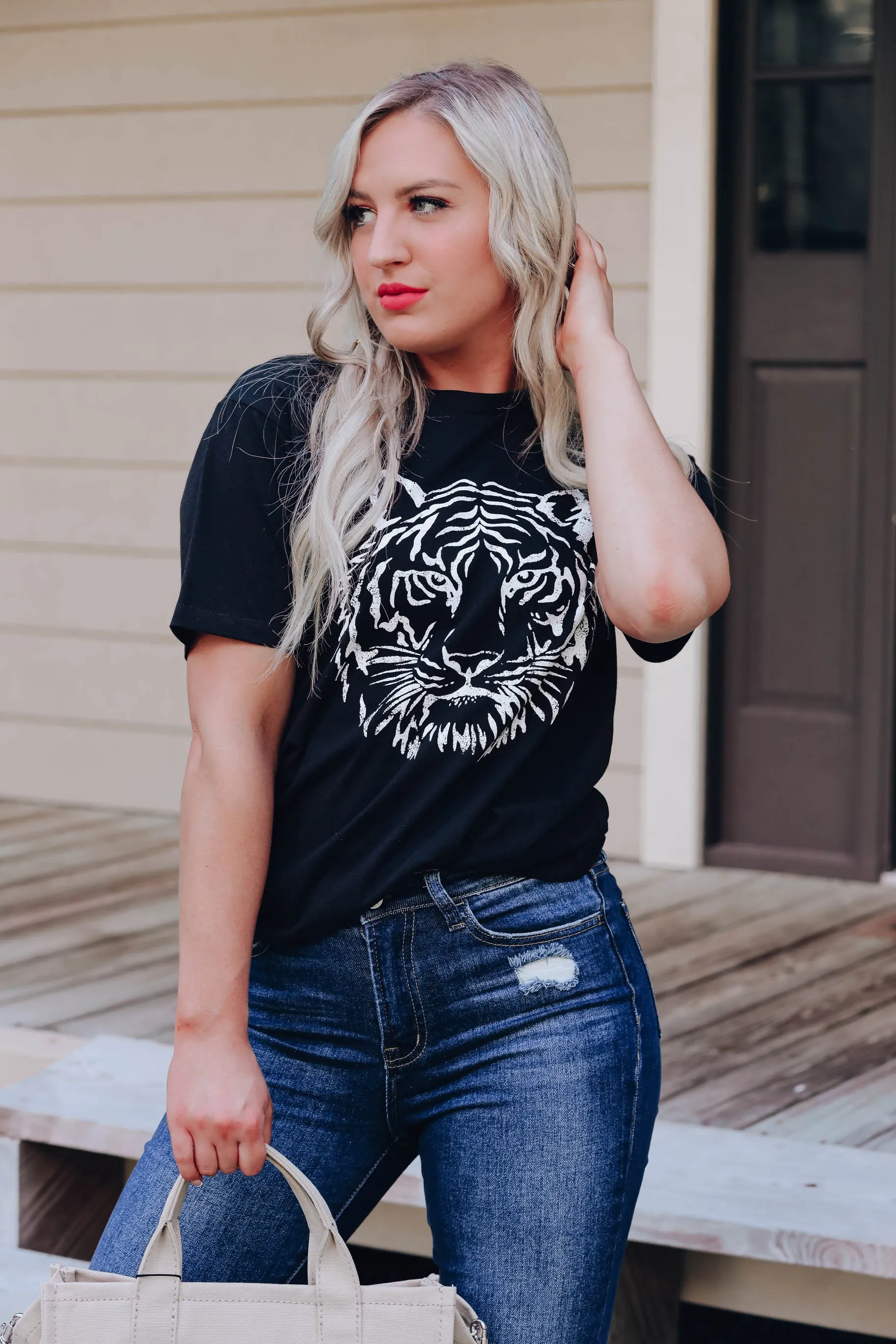 Tiger Head Graphic Tee
