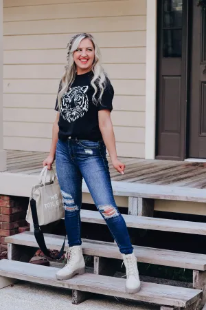 Tiger Head Graphic Tee