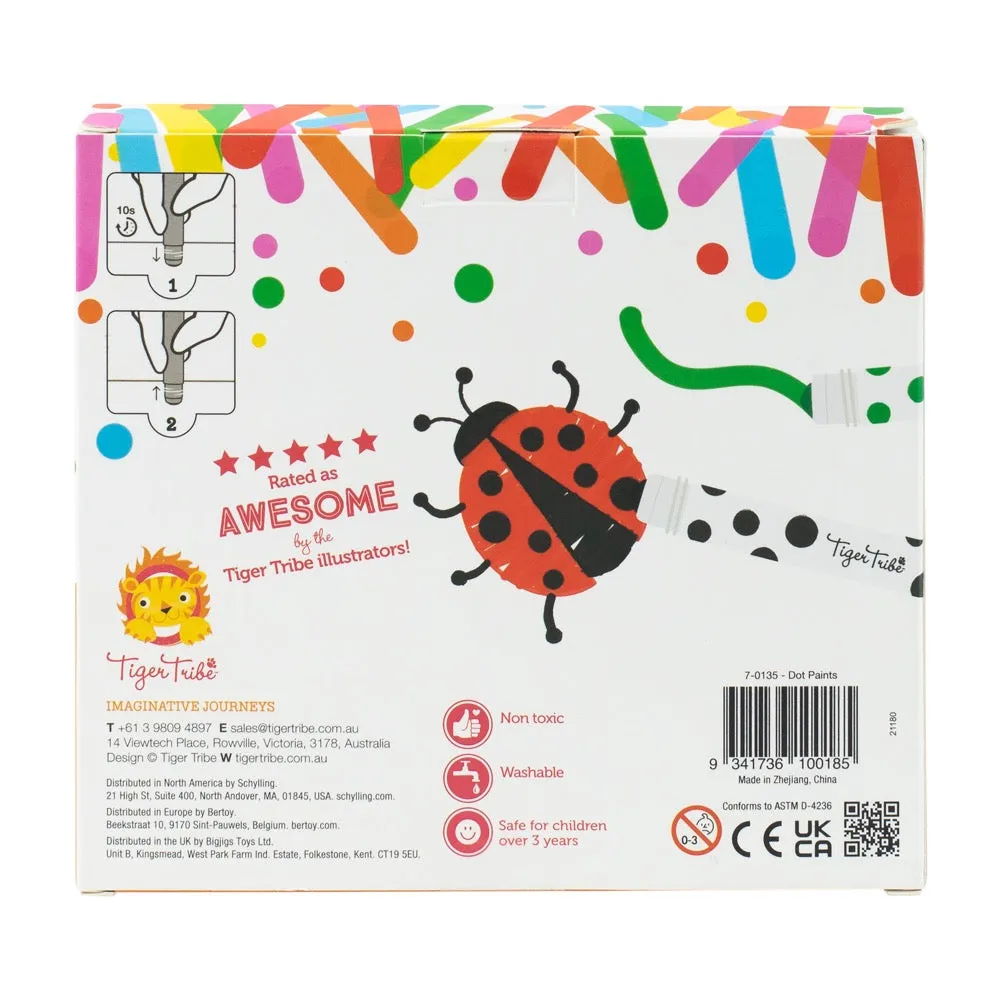 TIGER TRIBE DOT PAINTS 8 PACK
