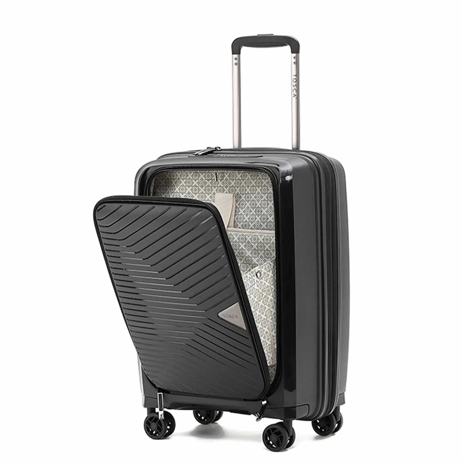 Tosca Space X 55cm Laptop Suitcase Black