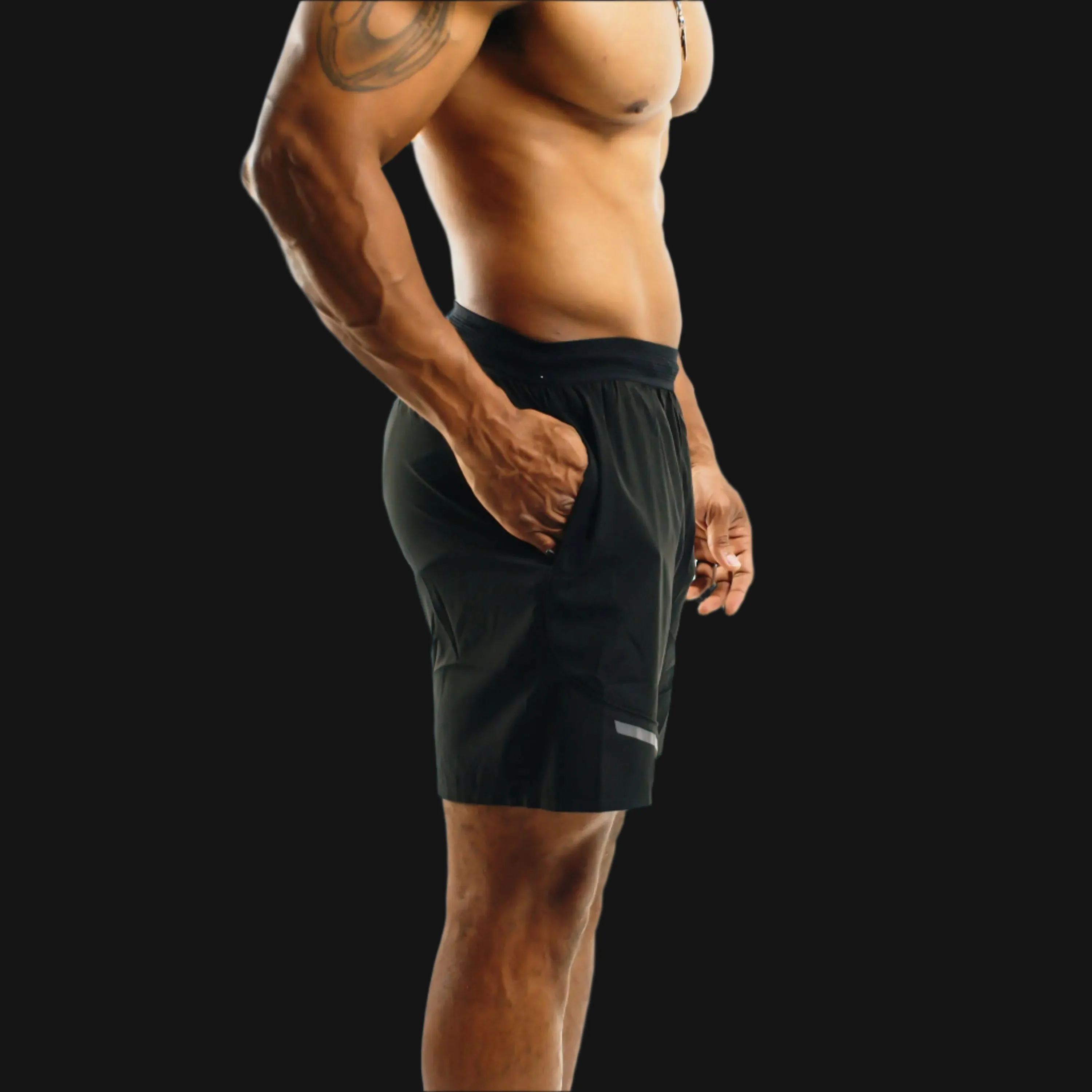 Total War Battle Shorts- Midnight Black