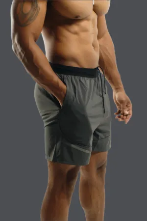 Total War Battle Shorts- Storm Grey