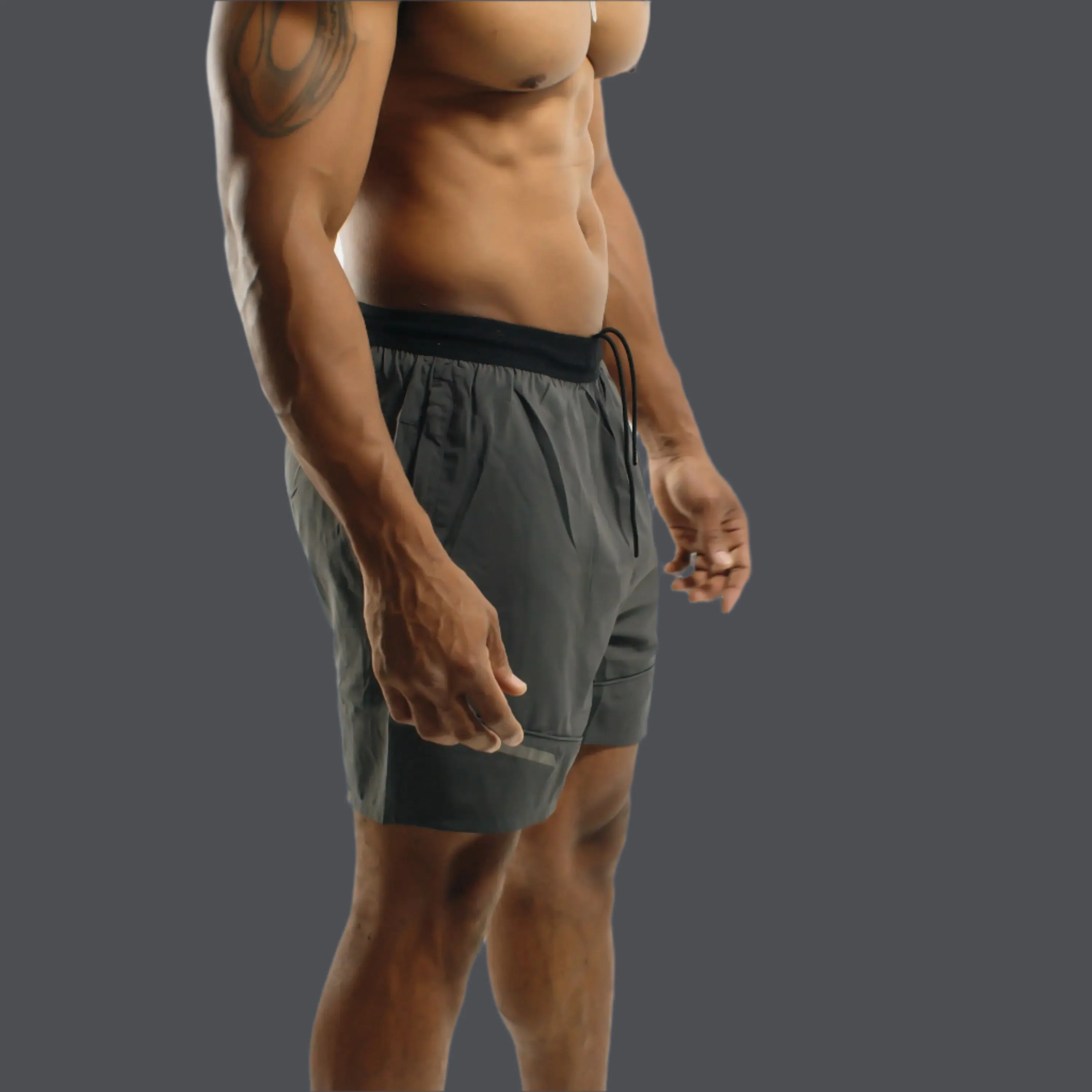 Total War Battle Shorts- Storm Grey