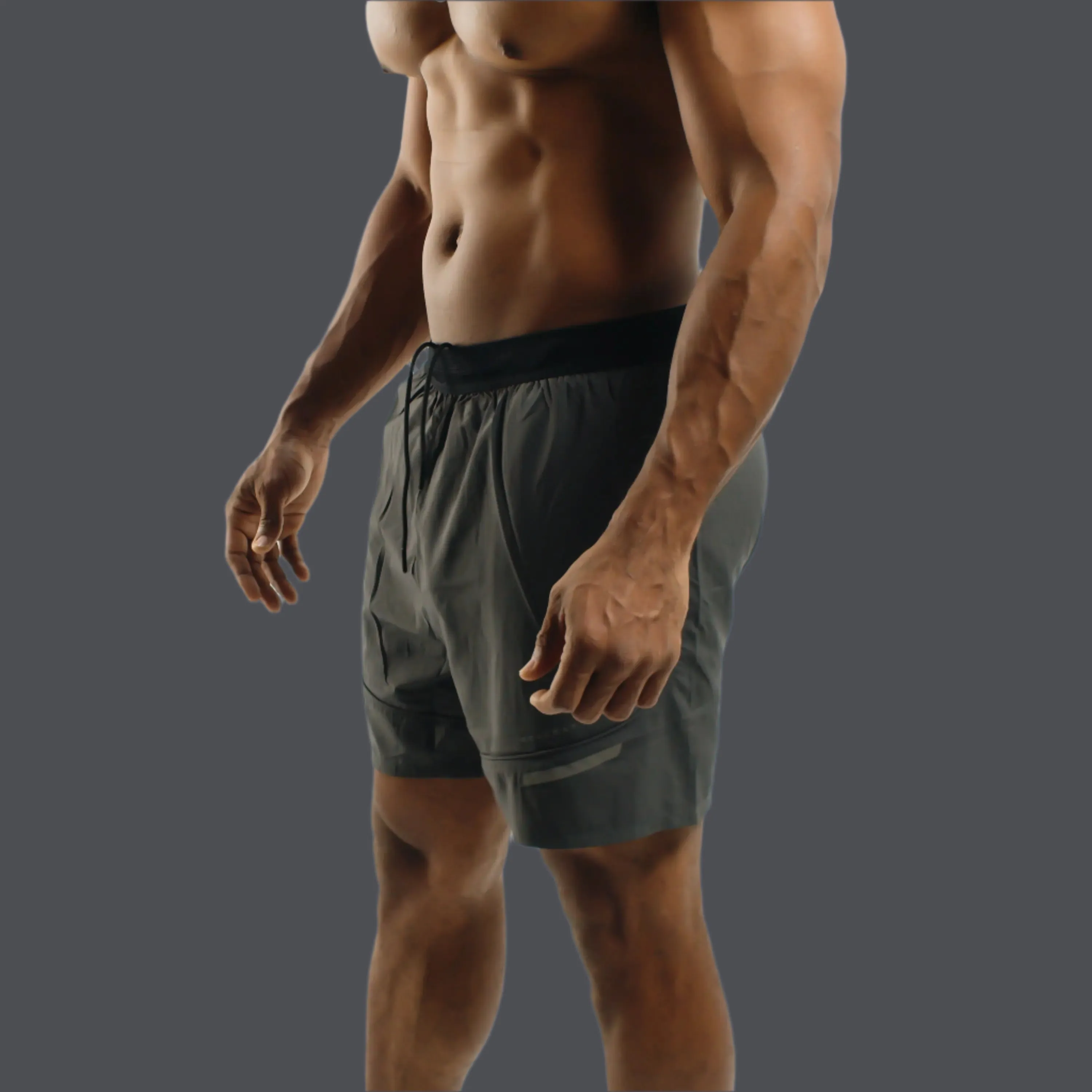 Total War Battle Shorts- Storm Grey
