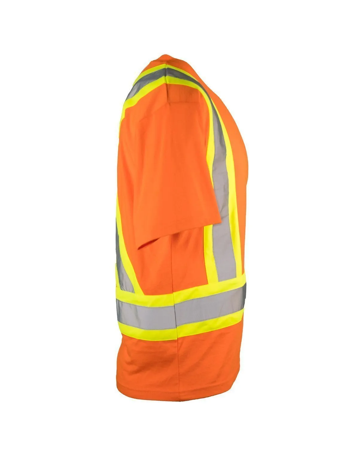 Ultracool Poly/Cotton Crew Neck Short Sleeve Safety Tee Shirt with Chest Pocket