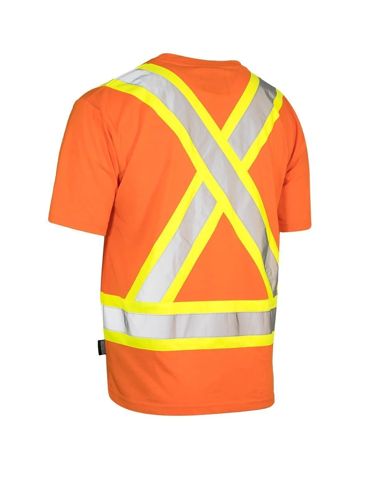 Ultracool Poly/Cotton Crew Neck Short Sleeve Safety Tee Shirt with Chest Pocket