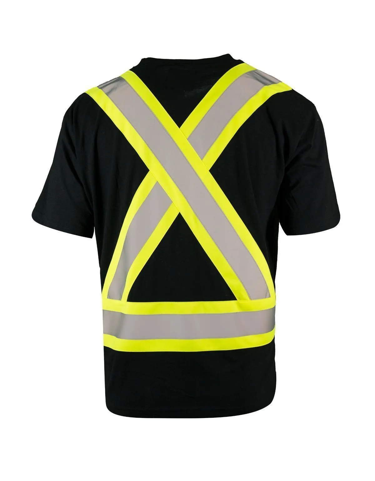 Ultracool Poly/Cotton Crew Neck Short Sleeve Safety Tee Shirt with Chest Pocket