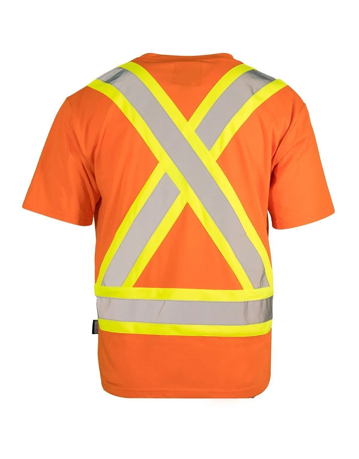 Ultracool Poly/Cotton Crew Neck Short Sleeve Safety Tee Shirt with Chest Pocket