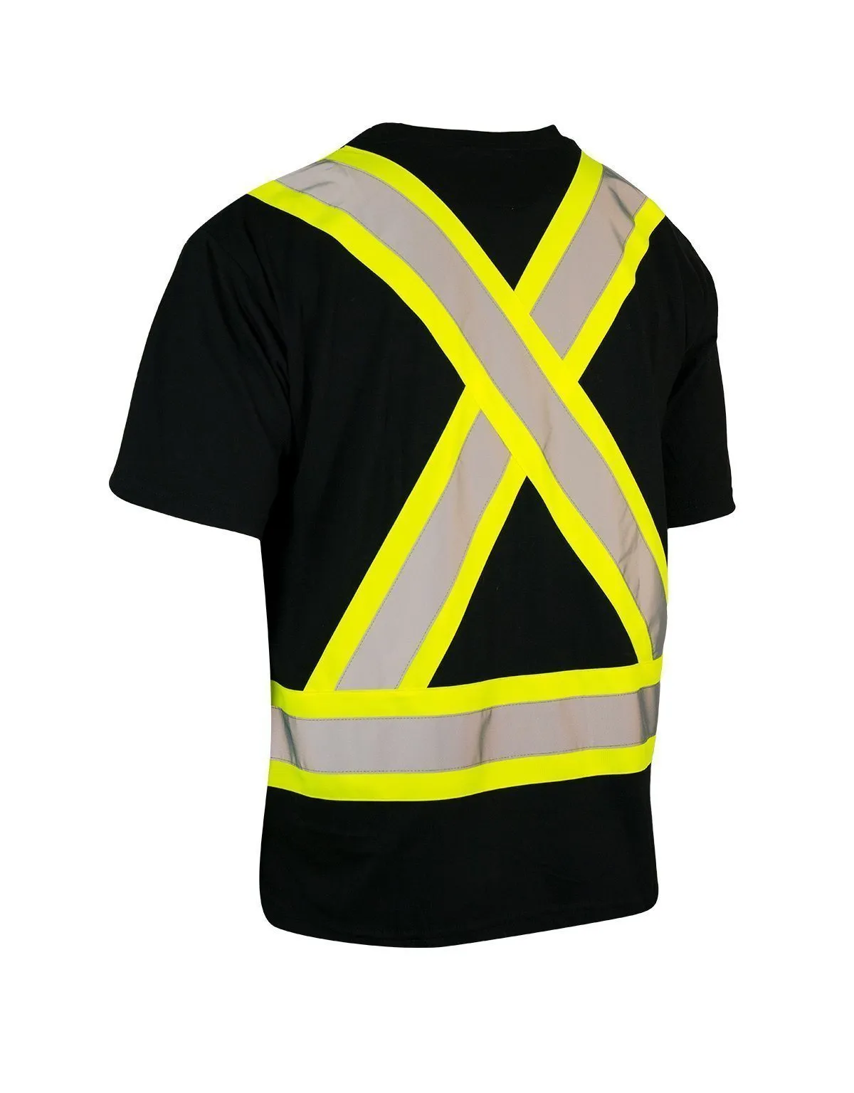 Ultracool Poly/Cotton Crew Neck Short Sleeve Safety Tee Shirt with Chest Pocket