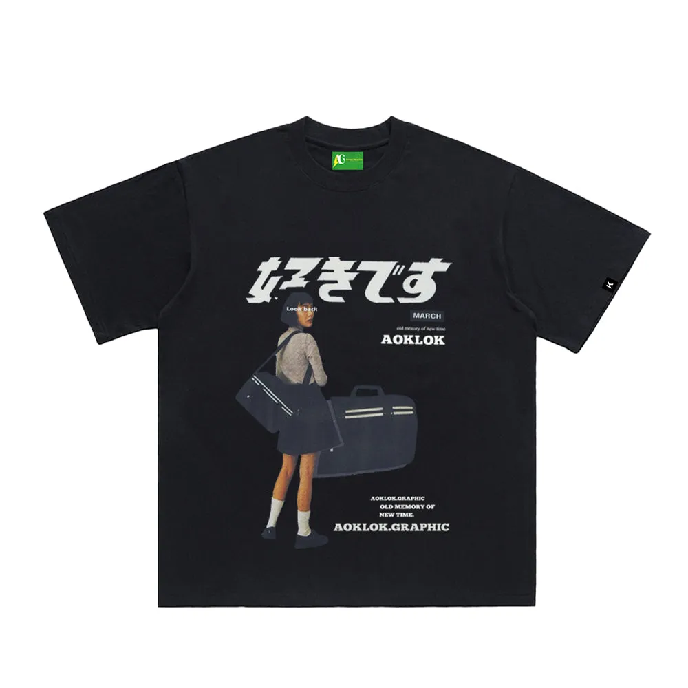 ⚡Urban "好きです" Japanese Graphic Tees