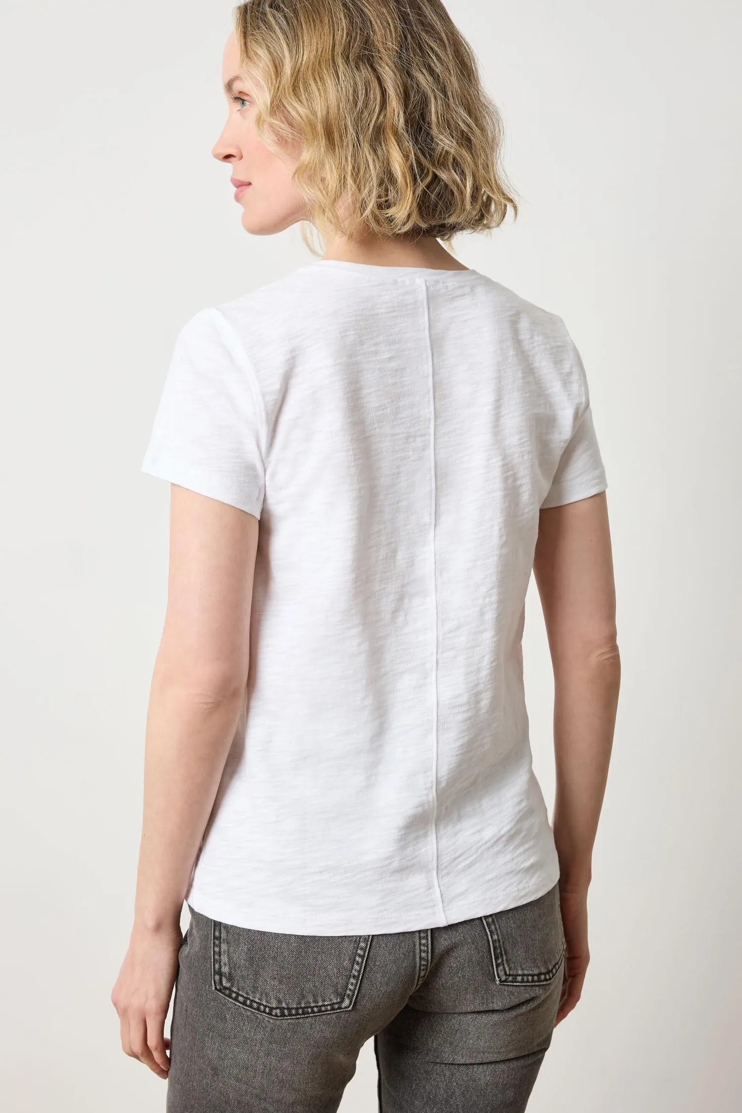 V-Neck SS Back Seam PA2170