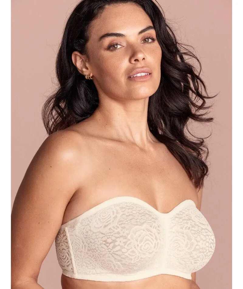 Wacoal Halo Lace Strapless Bra - Ivory