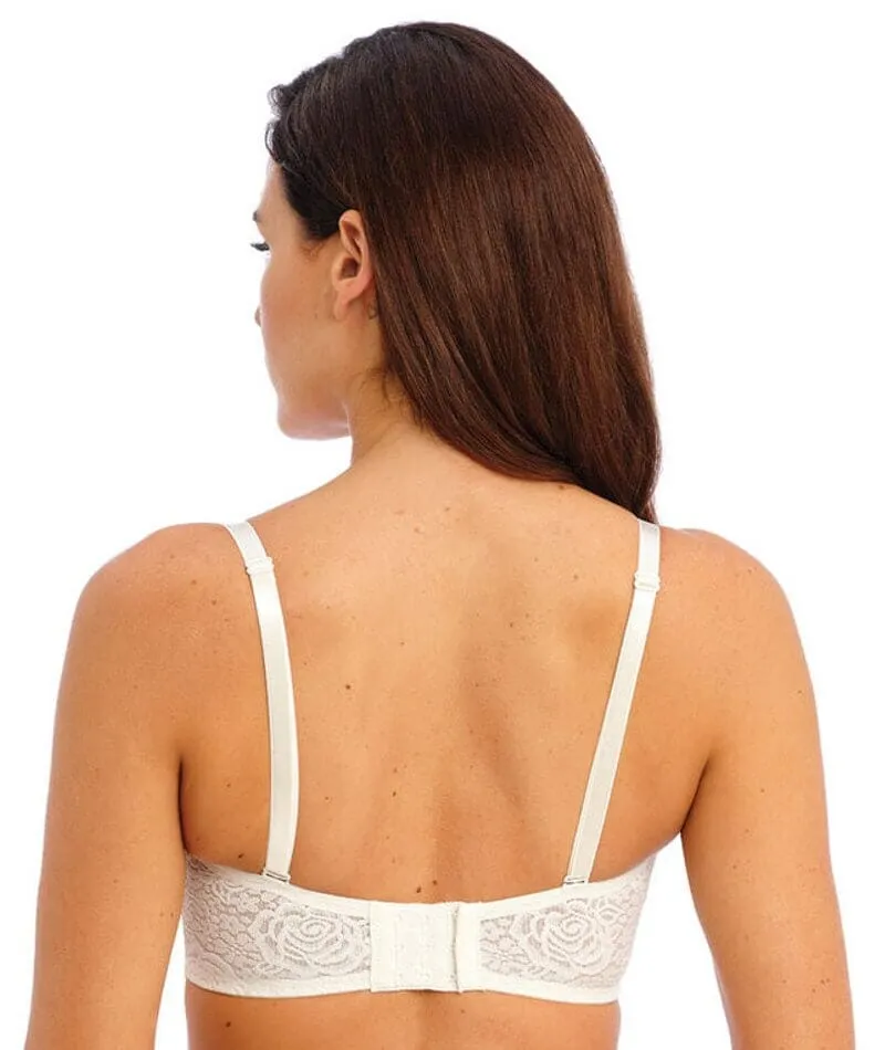 Wacoal Halo Lace Strapless Bra - Ivory